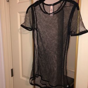 Victoria’s Secret Black Mesh/Fishnet Top